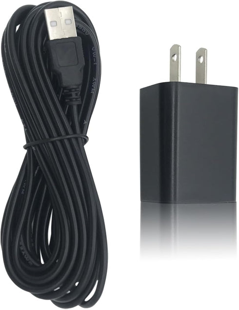 Indoor Outdoor Power Adapter Barrel Plug for Ring Stick Up Cam, Charging Cable Cord 13 FT Long, Black