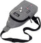 Waterproof Shoulder Pack Earbud Case, Zipper Pouch, Grey