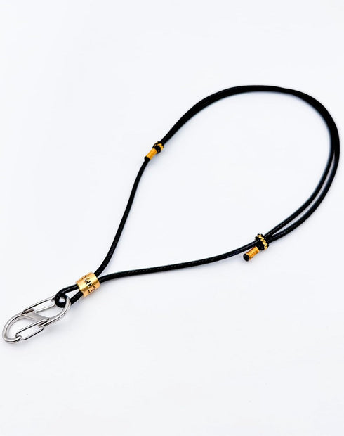 QYRCXX 8-14 Inch, Wax Rope - Neck Strap Lanyard, Accessory for NotePin AI Voice Recorder, Adjustable Secure Alloy Hook