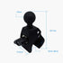 Motorcycle Bicycle Handle Bar Rail Mount - 1 Inch Ball Mount Action Camera for Handlebar Clamp, Black