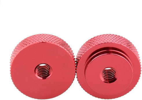 CAMVATE 1/4"-20 Female Thumb Wheel Lock Nut Adapter - 2 Pieces, 1490