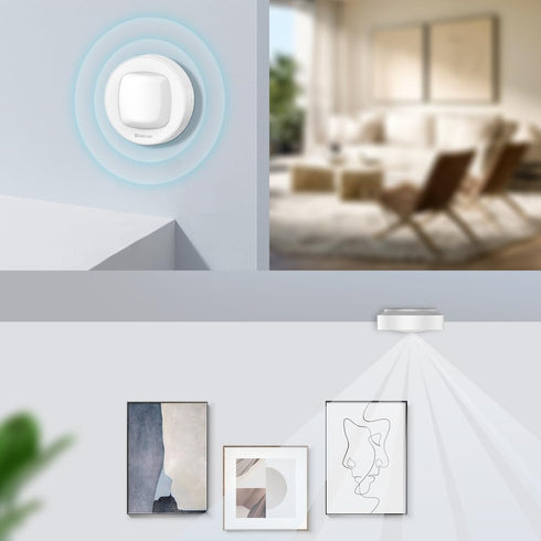 HEIMAN WiFi Smart Motion Sensor, Wireless Home Security PIR Motion Detector, Real-Time App Notifications