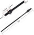 Push Mount Zip Ties, 8 inch Cable Zip Tie Black Wire Tie with Push Pin for Indoor and Outdoor (100 Pack)