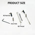 Gracilaria 2PCS (M3 End,M3x100mm RC Boat Push Rod Kit Plastic Tie Rod Ends Ball Joint with Pushrod and Pushrod