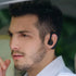 Bluetooth Headset Wireless Business Single Earpiece Voice Answer in Ear Earbuds for Trucker Driving Running, 10 Hour