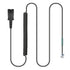U10P Headset Adapter RJ9 to QD Cable for Plantronics Quick Disconnect Headset, Compatible with Polycom VVX Series Phones