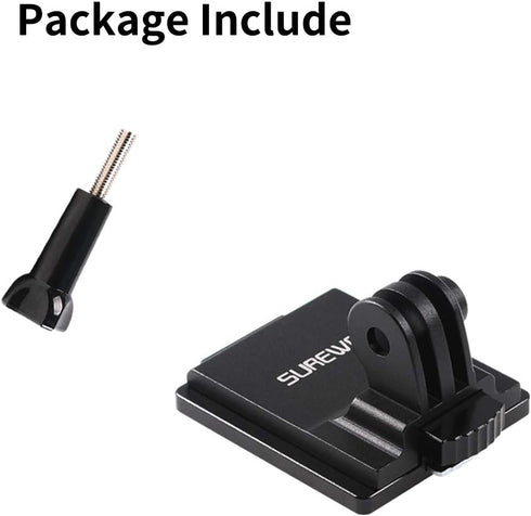 Aluminum NVG Helmet Mount for GoPro Hero 12 Black, Hero 11/10/9/8/7 and Most Action Cameras