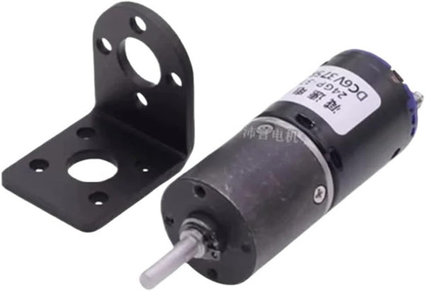 BNCZDOJO 6V12V24V 24GP-370 24mm DC Planetery Gear Motor All-Metal Gear Speed Control CW/CCW