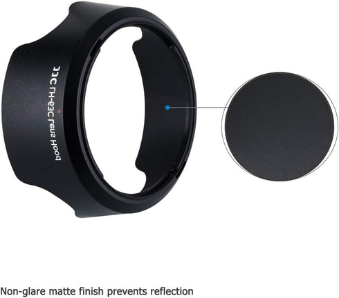 JJC EW-63C Reversible Lens Hood Sun Shade for Canon EOS Rebel T8i T7i T6i T5i SL3 SL2 90D 80D 70D 77D Camera with Kit Lens Canon EF-S 18-55mm f/3.5-5.6 is STM or Canon EF-S 18-55mm f/4-5.6 is STM