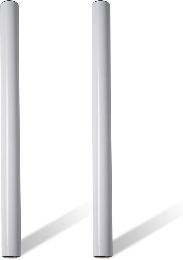 Sound Town 2-Pack 20” Subwoofer Mounting Poles, Compatible with 35mm Mount, White (STSD-20W-PAIR)