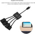 4 in 1 USB3.1 Type C HUB - Type C Male to 3 USB 2.0 Female Ports, OTG Function Supported
