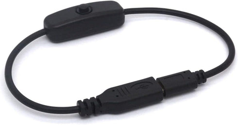 Micro USB On Off Cable, Micro-USB Male to Female Switch Charging Cord for Raspberry Pi, Arduino, Smartphone, Powerbank