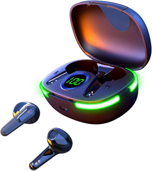True Wireless Earbuds, Bluetooth 5.1 Headphones with Touch Control, IPX4 Waterproof Stereo Earphones, Built-in