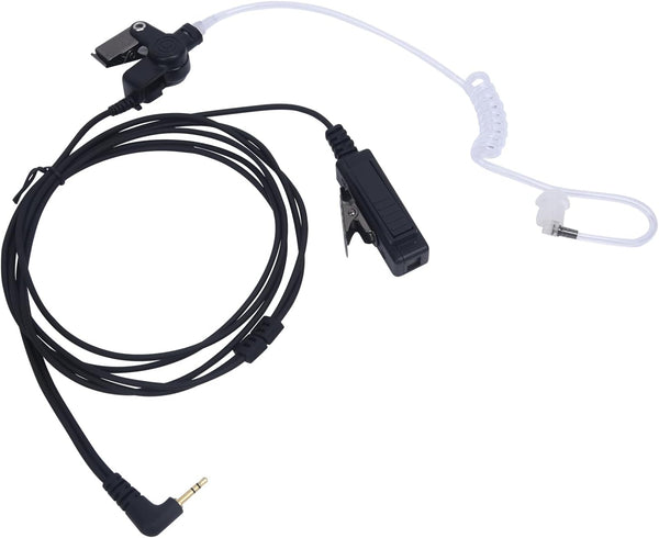 TC-320 2.5mm Acoustic Tube Earpiece with Mic PTT, Walkie Talkie Ear Piece for Motorola Talkabout T200 Series