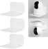 OAPRIRE White Floating Wall Shelves Set of 3 for Security Cameras, Baby Monitors, Speakers, Universal Acrylic Shelf