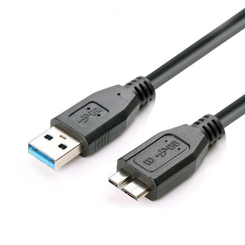 USB 3.0 Hard Drive Cable, USB-A to Micro B Cable for Samsung Galaxy S5, Note 3, Note Pro 12.2, Camera, WD Toshiba
