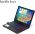 HENGHUI iPad 10th Generation Keyboard Case with TouchPad, 360 Rotating Backlight Bluetooth Cover for iPad 10 2022