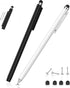 Mixoo Stylus Pens for Touch Screens, 2-in-1 High Sensitivity Retractable Stylus with Upgraded 6mm Disc Tip for iPad,