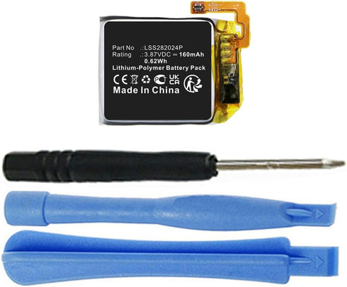 160mAh LSS282024P Battery Replacement, Compatible with Fitbit Versa 4 Fitness Smartwatch FB523