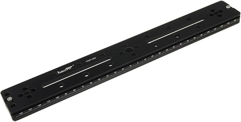 Haoge HQR-300 300mm Multi-Purpose Dual Dovetail Quick Release Extender Rail for Camera Tripod