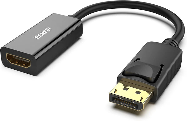 BENFEI 4K DisplayPort to HDMI Adapter, Gold-Plated DP 1.2 to HDMI 1.4, Compatible with Lenovo Dell HP