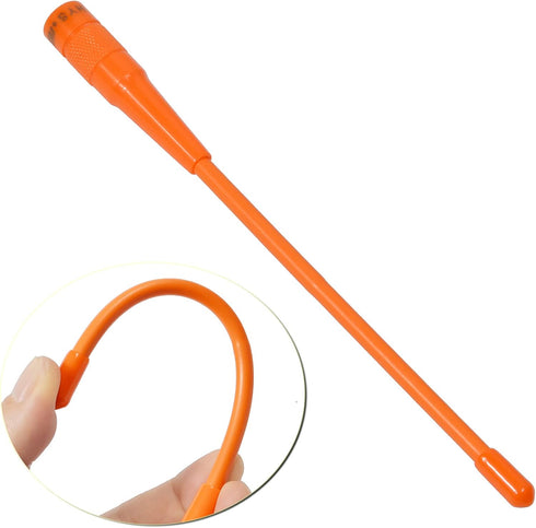 HYS 2m 70cm 2 136-174/400-470Mhz VX-3R VX-6R VX-7R VX-8R VX-150 FT-60R MD-UV380 SMA Male Antenna, VHF UHF Soft Whip Way