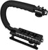 Ultimaxx Handheld Stabilizer Grip with Accessory Mount for Camera, Camcorder, DSLR; Compatible with Canon, Nikon, Sony,