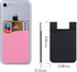 6 Pack Phone Card Holder - Silicone Stick-on Wallet with 3M Adhesive, Slim ID Holder for iPhone & Android
