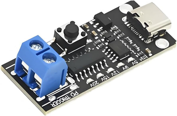 TechVrajna 1-Pack 100W USB-C Fast Charge Trigger Module, PD 3.0 / QC 3.0
