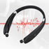 Sx991 Foldable Neck Hanging Type Bluetooth Headphones Model Sx 991, Telescopic Earphone, Black