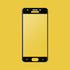 CENTAURUS Galaxy J7 2018 Screen Protector, 3 Pack, Ultra-Thin Full Coverage Black Tempered Glass for Samsung J7