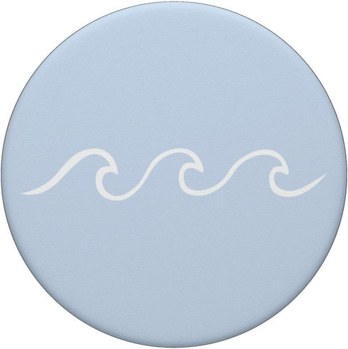 Aesthetically Pleasing Beach Japanese Wave Minimalist Surf PopSockets Standard PopGrip