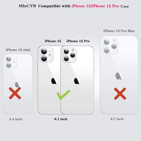 Compatibility: Flip Case for iPhone 12 Pro Max (6.7 Inch Display, Released 2020), Supports Wireless Charging, Red