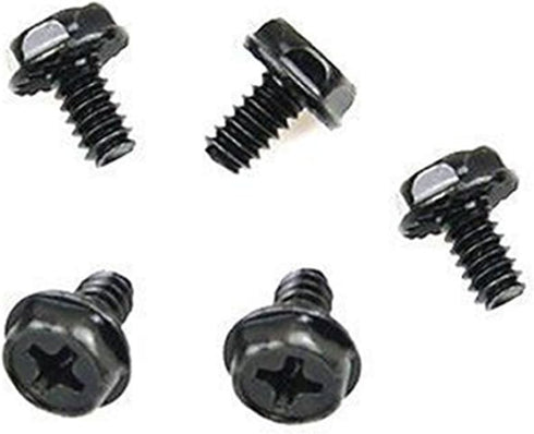 5pcs Black Hard Steel PCI Slot Cover Dust Filter Blanking Plate with Screw