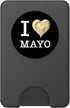 Playful Mayonnaise Designs for Mayo Enthusiasts For the unique mayonnaise lovers: 'I Love MAYO_white text PopSockets