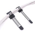 50Pcs 2 Sizes Adjustable Self-Adhesive Nylon Cable Straps - Cable Ties for Wire Management