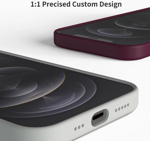 Sinjimoru 15, 15 Magnetic Silicone Case for iPhone Anti-Dust and Compatible with Magsafe, iPhone Silicone Case