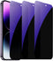 3 PCS Anti-Blue Privacy Tempered Glass Suit for iPhone 14 Pro Max, Anti-Spy Screen Protector, 9H Hardness Anti-scratch