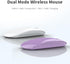 Uiosmuph G11 Wireless Mouse, USB C Rechargeable, Slim Silent 2.4GHz Optical Mouse for Laptop/Mac/PC