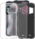 Tempered Glass Film 2 Pack + 2 Pack Cover for Cubot Kingkong 9 (6.58"), 9H Hardness Screen Protector and Soft TPU Case