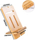 Encozy Cell Phone Stand, Desktop Wooden Mobile Phone Holder Natural Bamboo (1PCS)