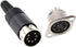 jing 7 Pin DIN Male Plug Female Adapter Socket, Panel Mount Chassis Audio AV Solder Connector, 3 Sets
