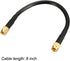 uxcell Antenna Extension Cable, SMA Male to SMA Male Coaxial Cable RG58, 50 Ohm, 8 Inch