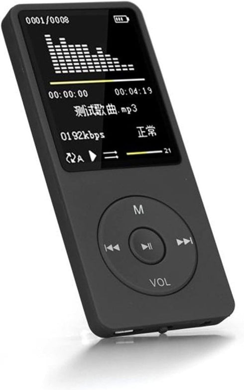 Lovskoo Mp4 70 128GB, Mp3 Mp3 Mp4 Player with Headphone Hours Playback, Up to Player for Sports, Travelling Portable