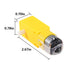 6 PCS DC Electric Motor, 3V-6V Dual Shaft Geared TT Magnetic Gearbox Engine for DIY Arduino Smart Car