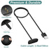 Kissmart USB Charging Cable for Fitbit Inspire 2 & Ace 3, 3.3ft Replacement Charger Cord for Fitness Tracker.