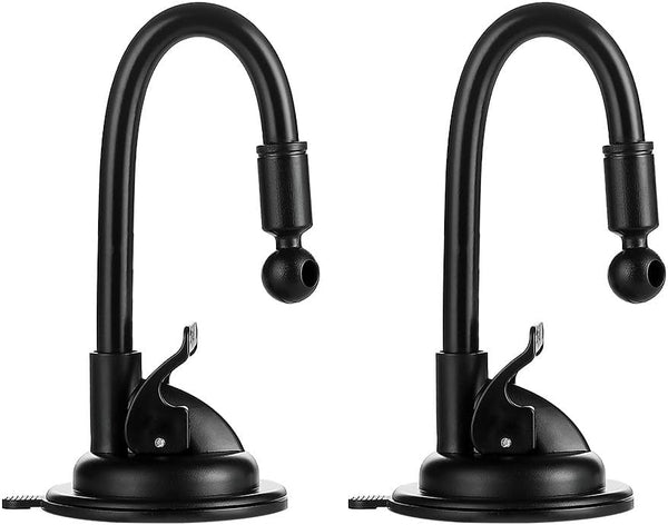 2 Pack Windshield Mount Car Holder Bracket with 17mm Ball Joint Connector for Garmin Nuvi GPS Phone