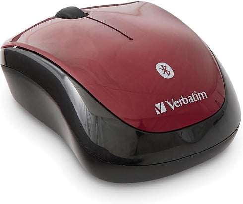 Verbatim Bluetooth Wireless Tablet Multi-Trac Blue LED Mouse - Garnet