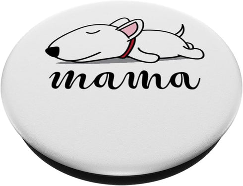 Bull Terrier Mama Cute Bully PopSockets Standard PopGrip