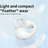 Wireless Ear Clip Skeleton Conduction Headphones, 2024 Upgrade Open Ear Bluetooth Headphones for Running and Sports,